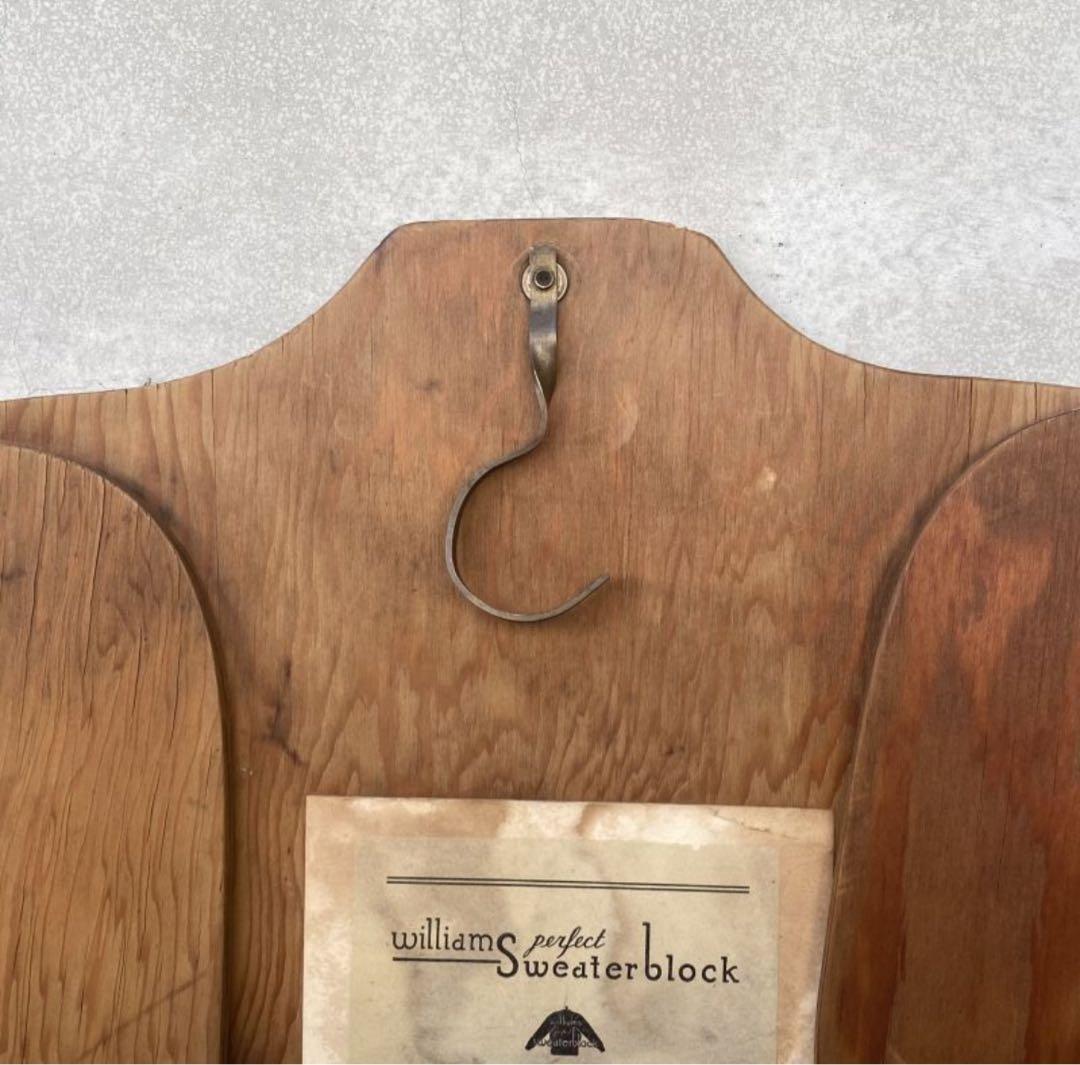 USA アンティーク SWEATERBLOCK ウォールデコ ミッドセンチュリー