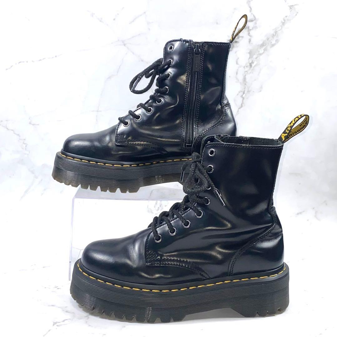 Dr. Martens Jadon サイドジップ 厚底 8ホールブーツ UK5