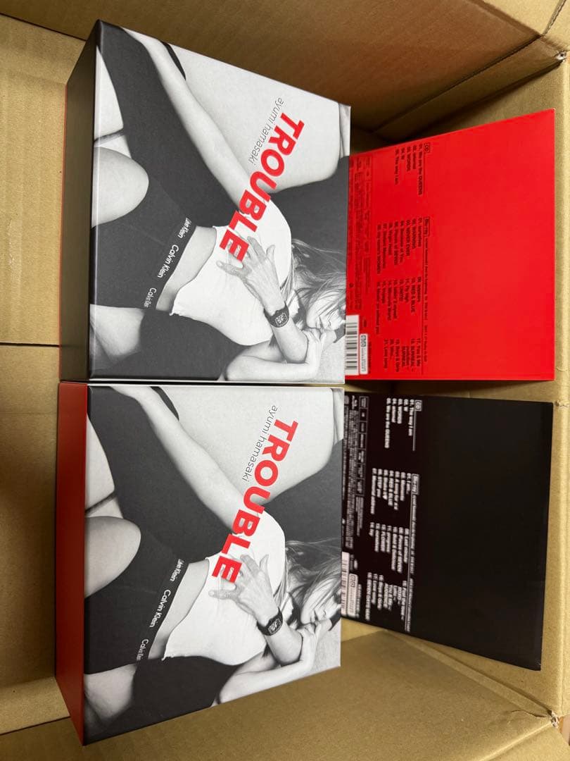 浜崎あゆみ TROUBLE【初回限定盤CDジャケットA.B】セットBlu-ray
