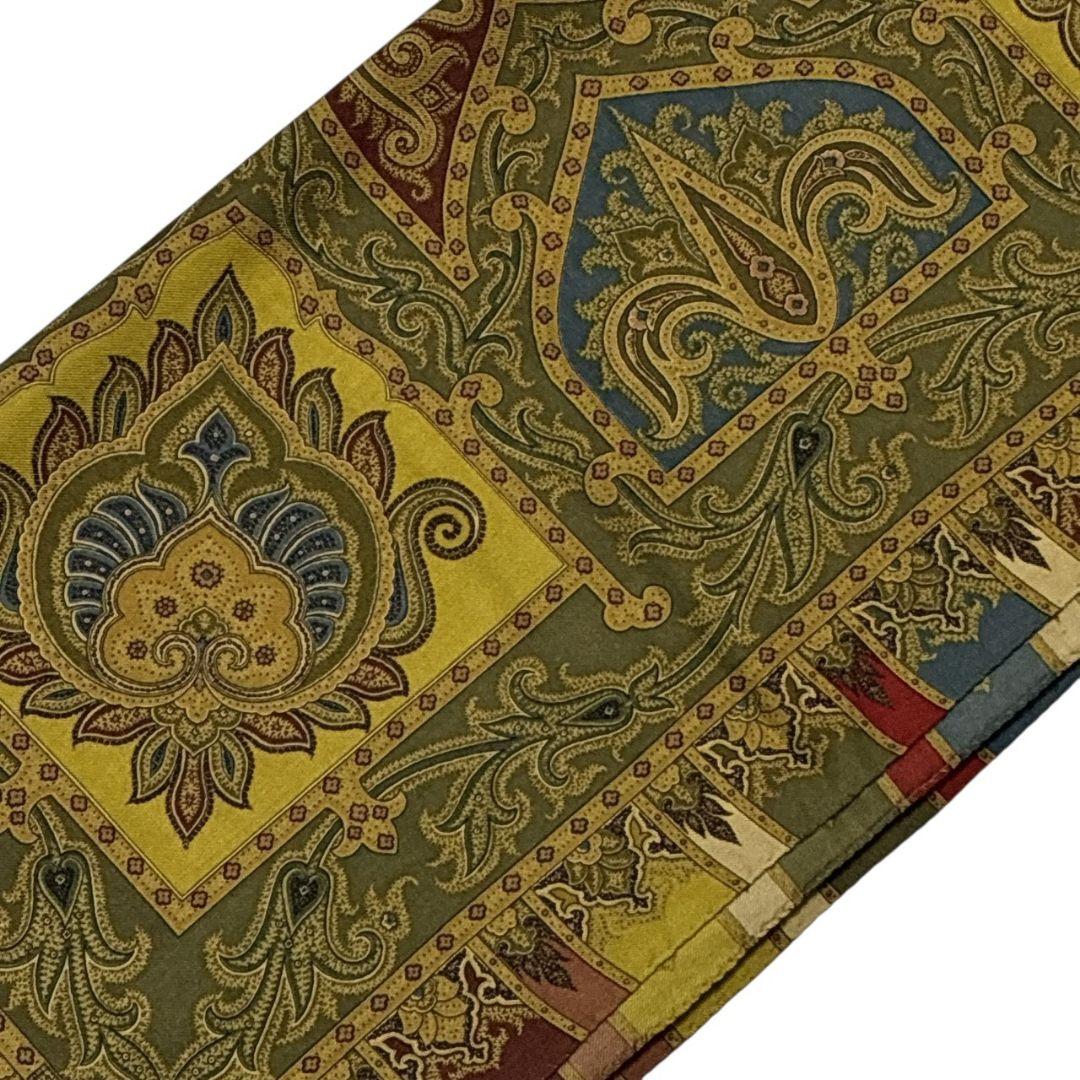 極美品★ETRO エトロ シルク イタリア製 ペイズリー 大判ストール スカーフ
