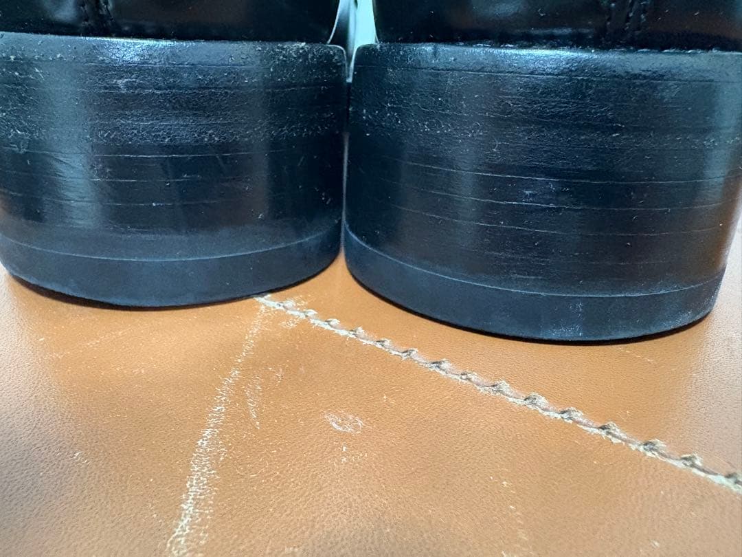 RAF SIMONS ブラック サイズ42 レザーシューズ