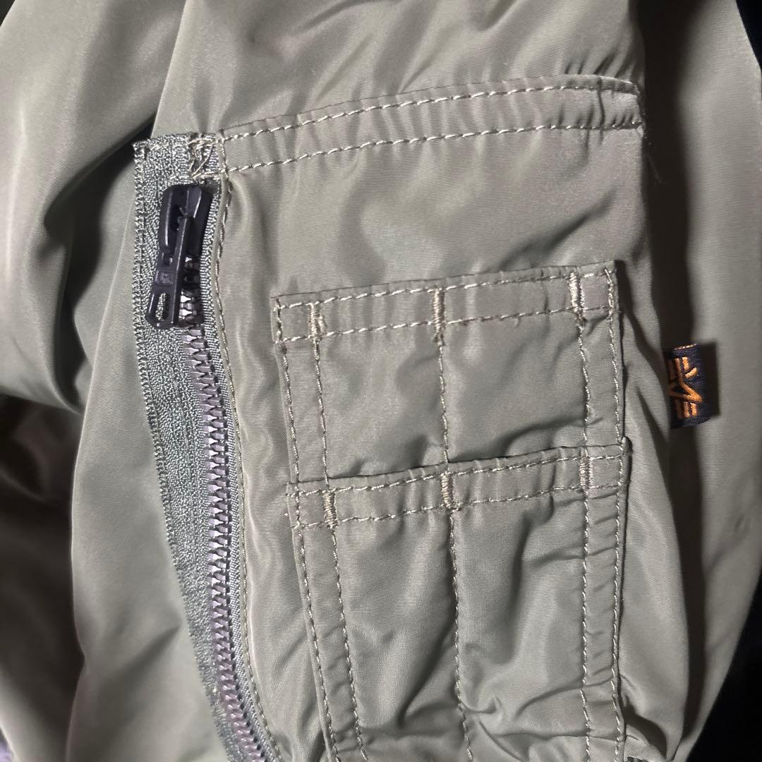 ALPHA INDUSTRIES MA-1中綿なしL-2B