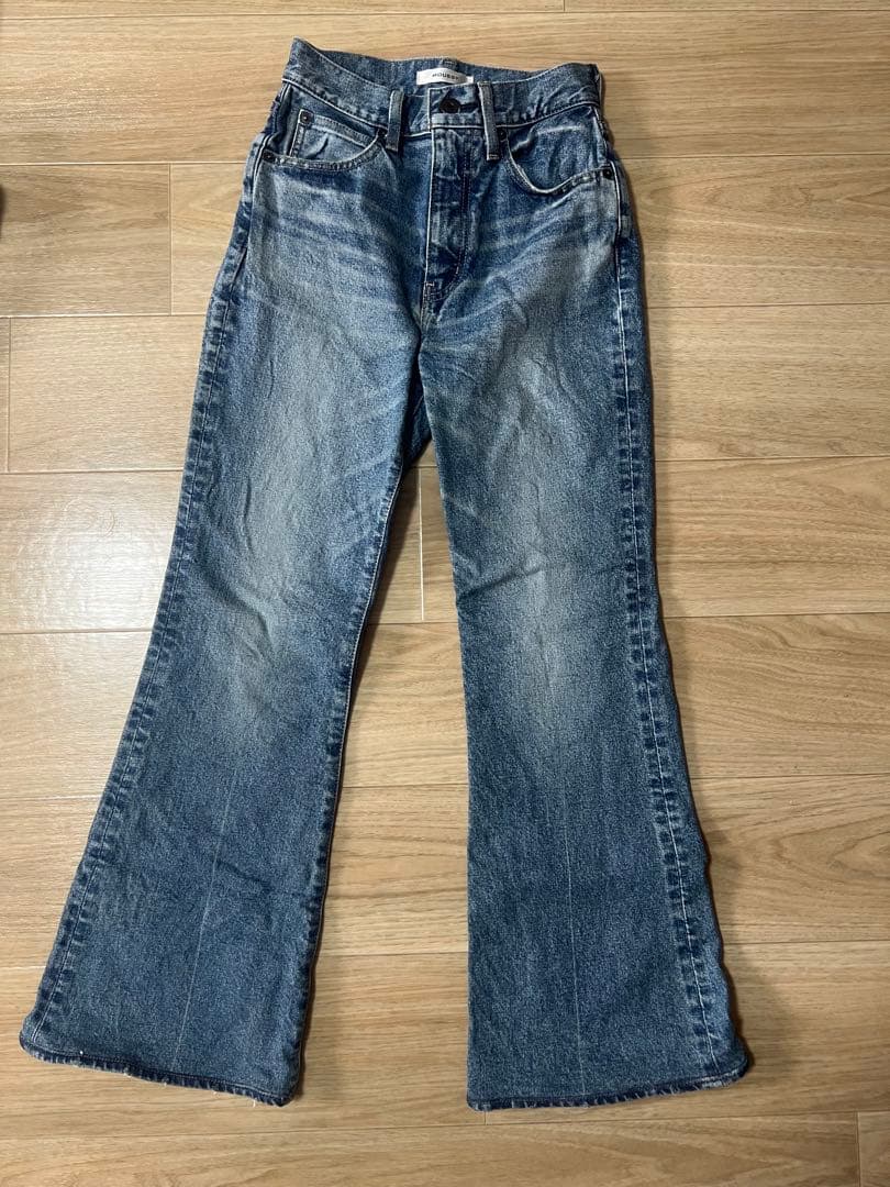 美品【MOUSSY】 MVS FLAREデニム 25