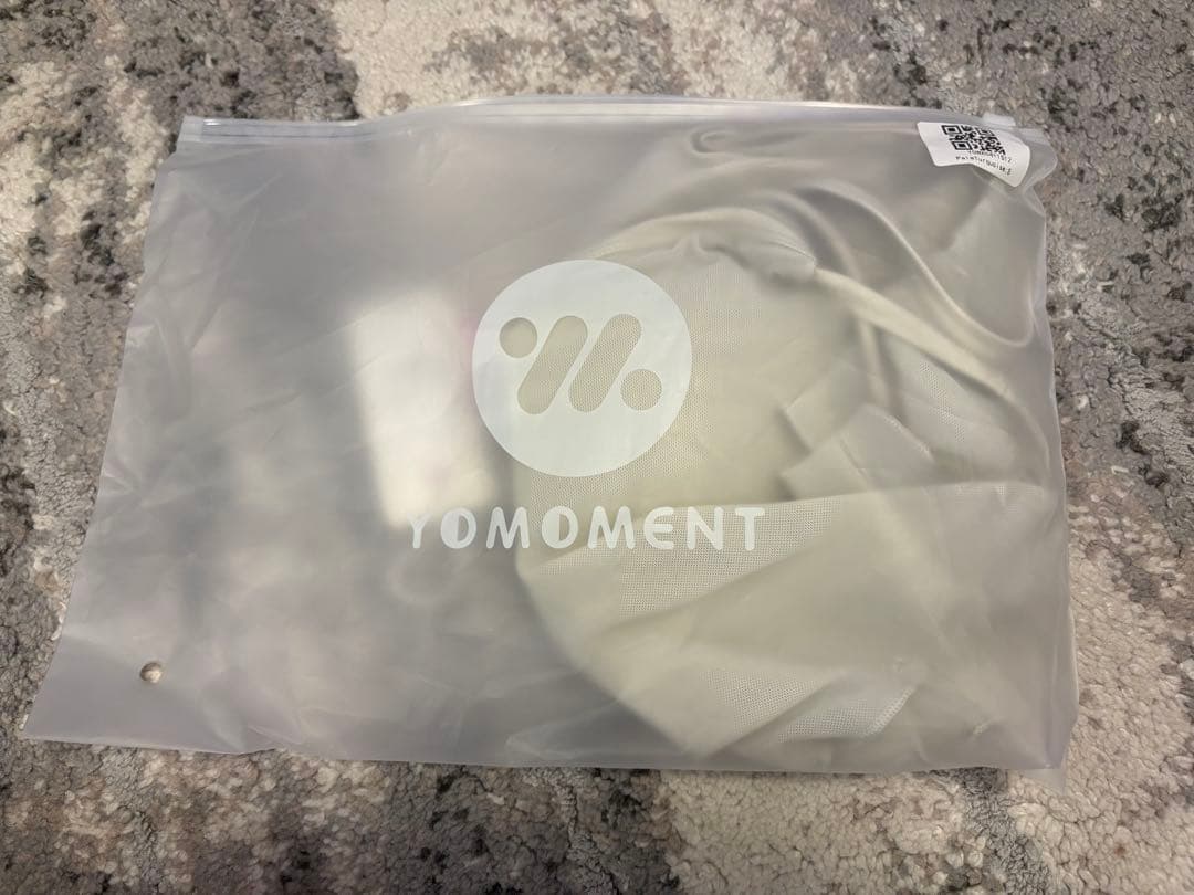 YOMOMENT裾フリルメッシュキャミソールハイウエストレギンス　上下セットM