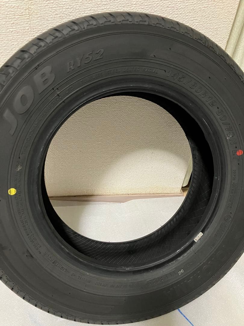 YOKOHAMA JOBRY52 145/80R12 80/78N LT 4本