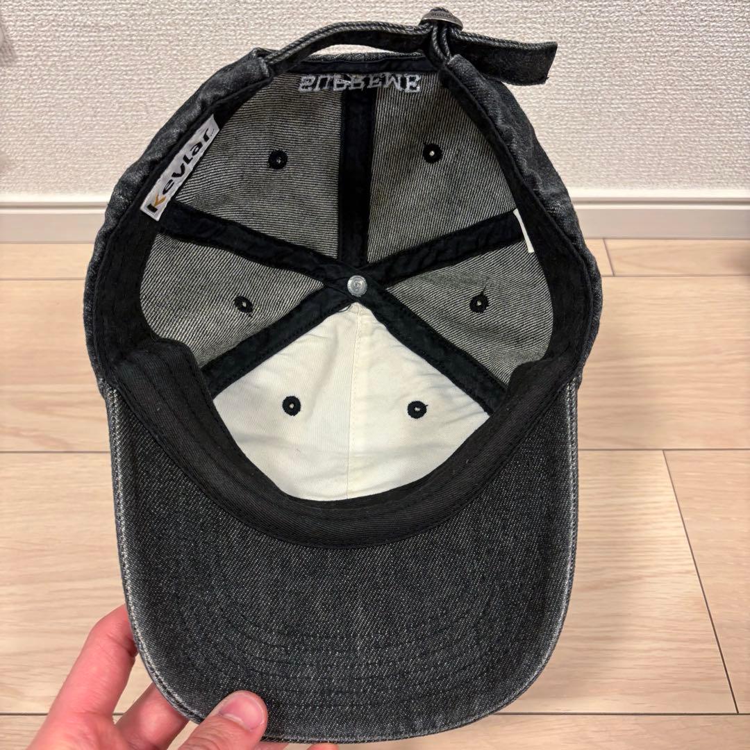 【美品】Supreme デニム S Logo キャップ ブラック
