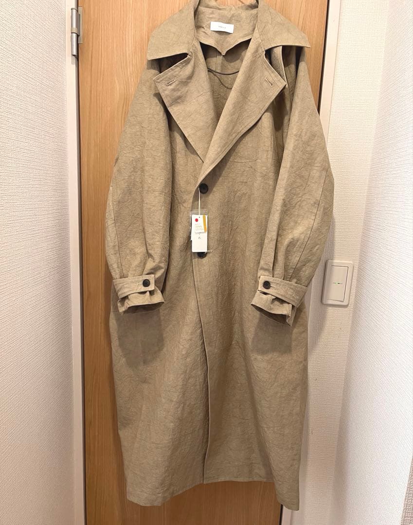 かぐれ　コットンリネンオーバートレンチコート