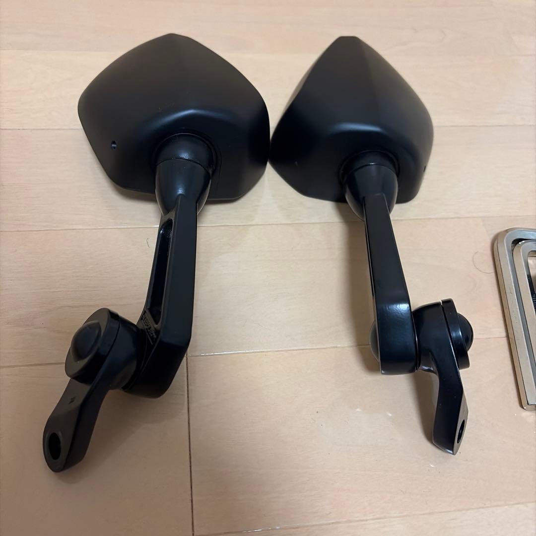 バイクミラー　ナポレオン　シャークミラー　左右セット　美品