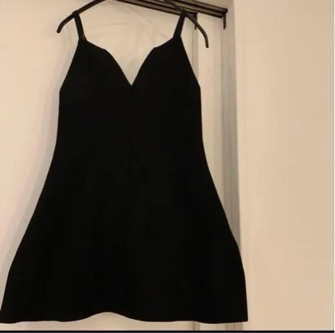 トップス ameri vintage PEPLUM FLARE BUSTIER KNIT