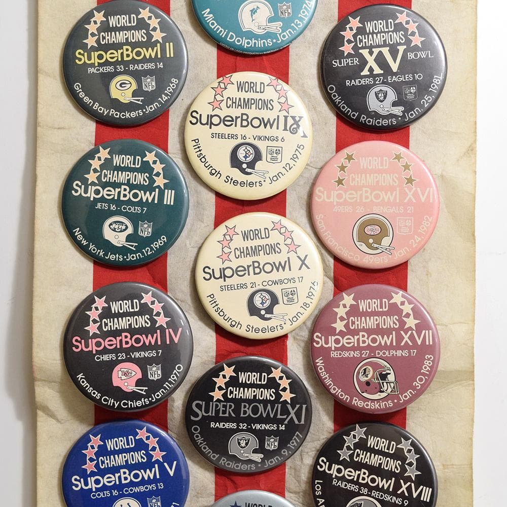 記念グッズ 1960s NFL SUPER BOWL CHAMPIONS vintage