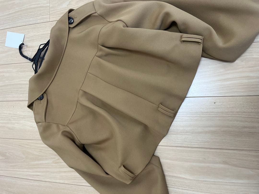sheller シェリエ 2way short trench coat