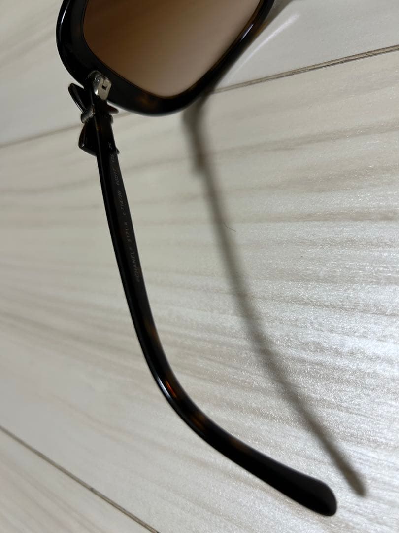 CHANEL シャネル　リボンサングラス　5171A 714/3B べっこう風