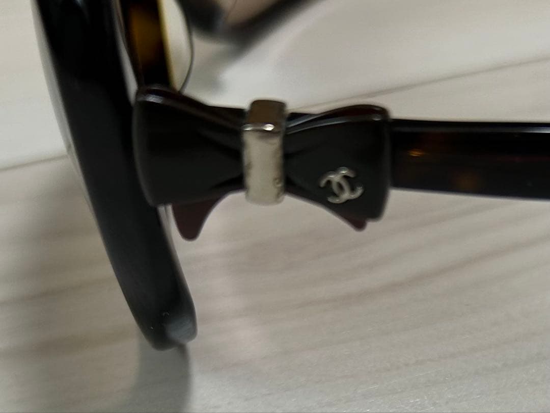 CHANEL シャネル　リボンサングラス　5171A 714/3B べっこう風
