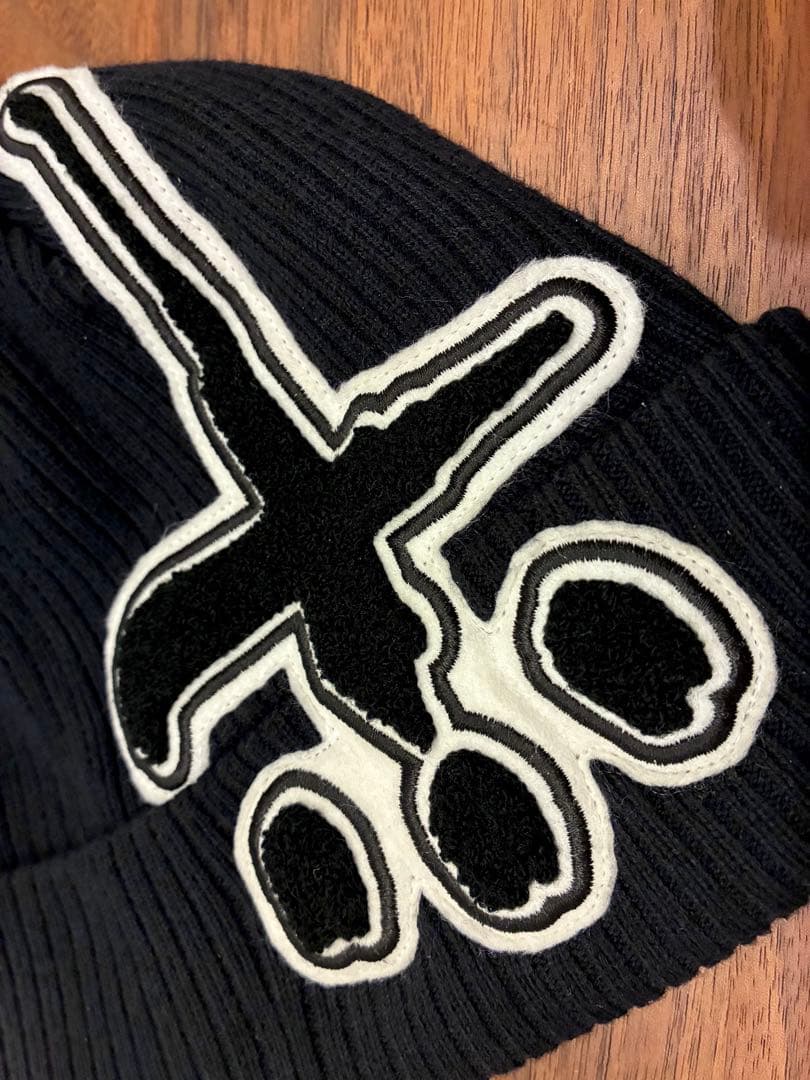 CVTVLIST BIG CROSS BEANIE\"BLACK\"ニットキャップ