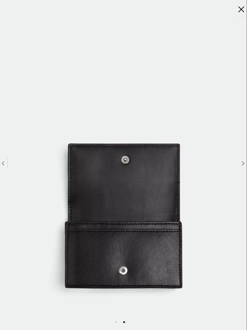 BOTTEGA VENETA ブラック名刺入れ　ボッテガ