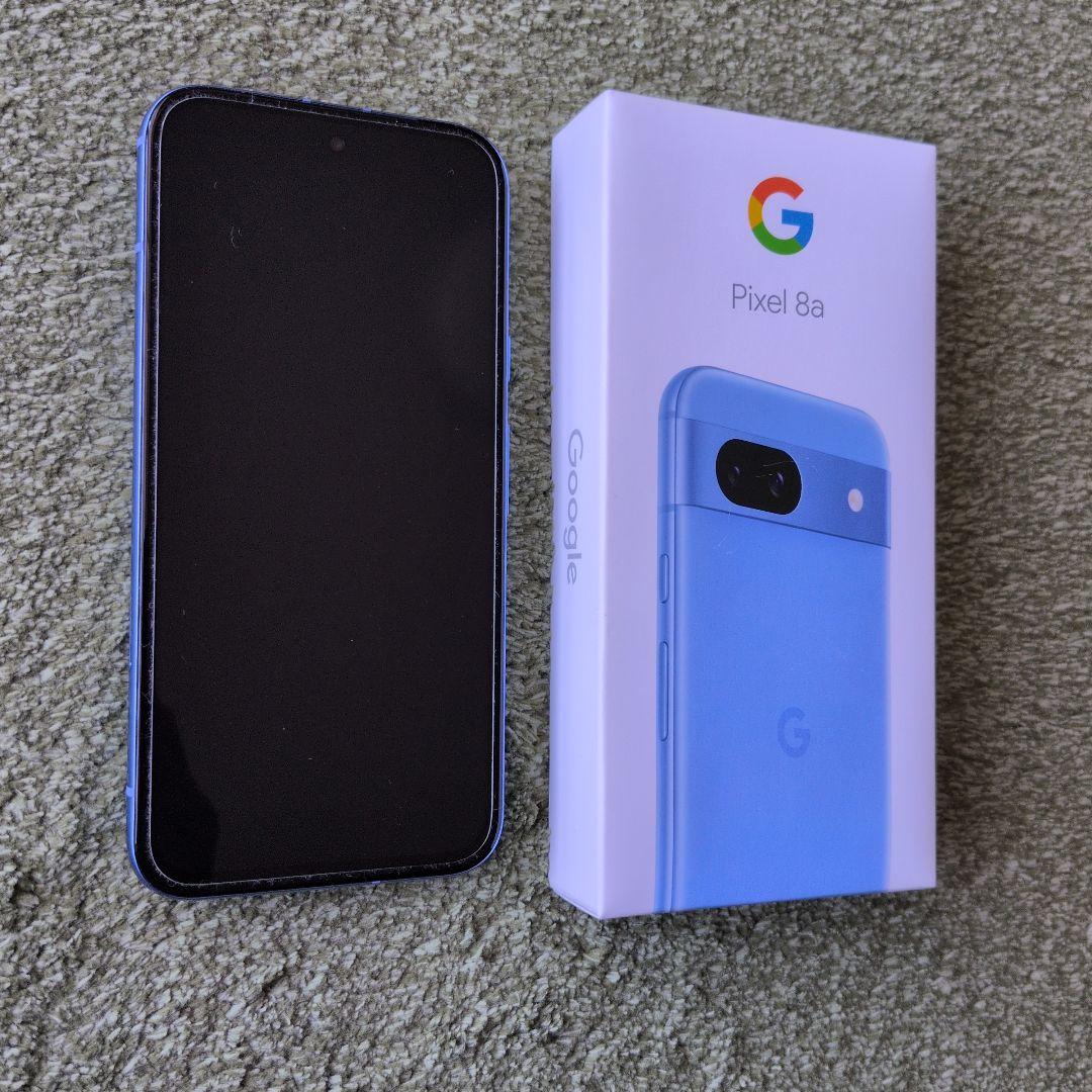 美品、本日限定値下げ　Google Pixel 8a 青色 本体