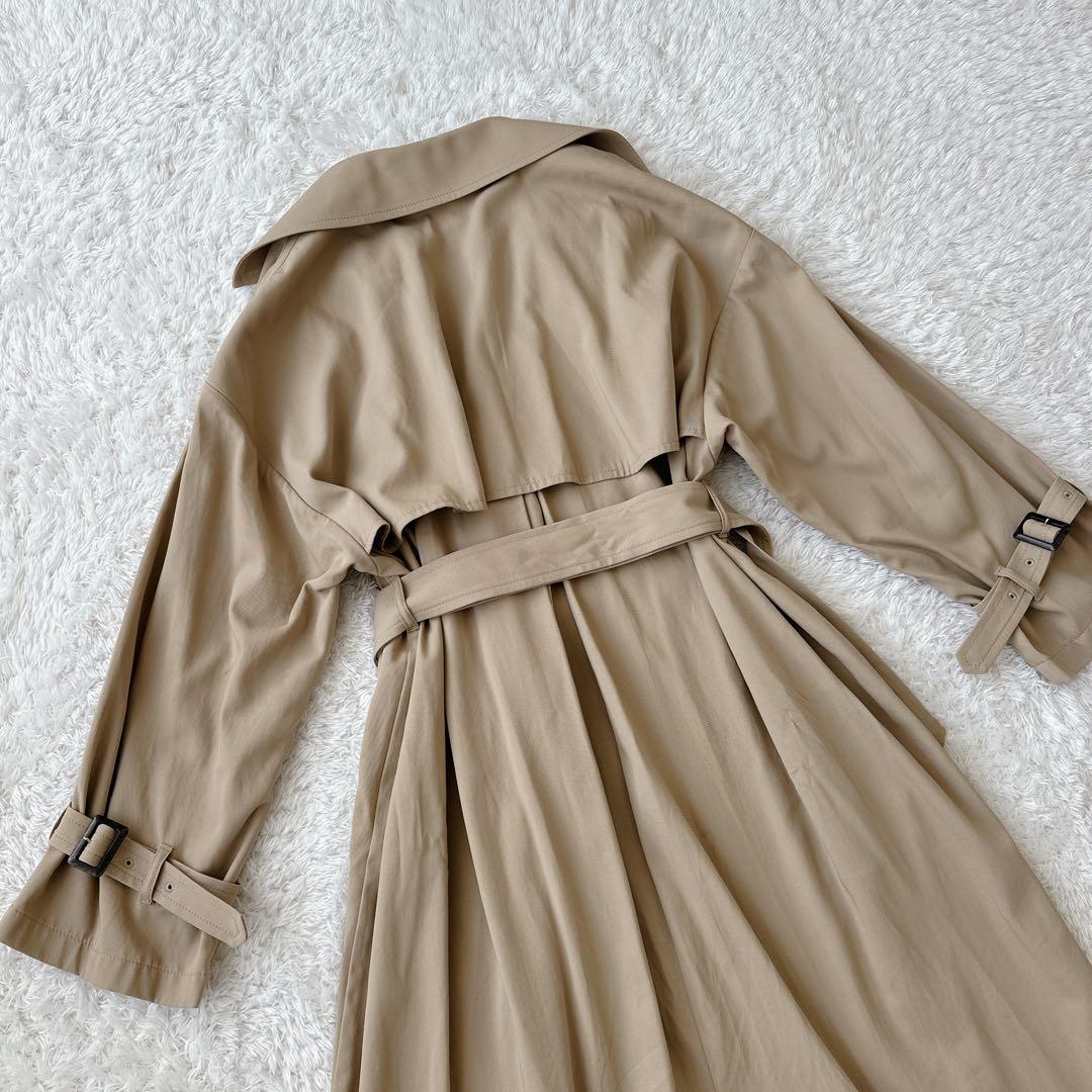 【美品】Spick & Span ツイルコットンオーバートレンチ 36