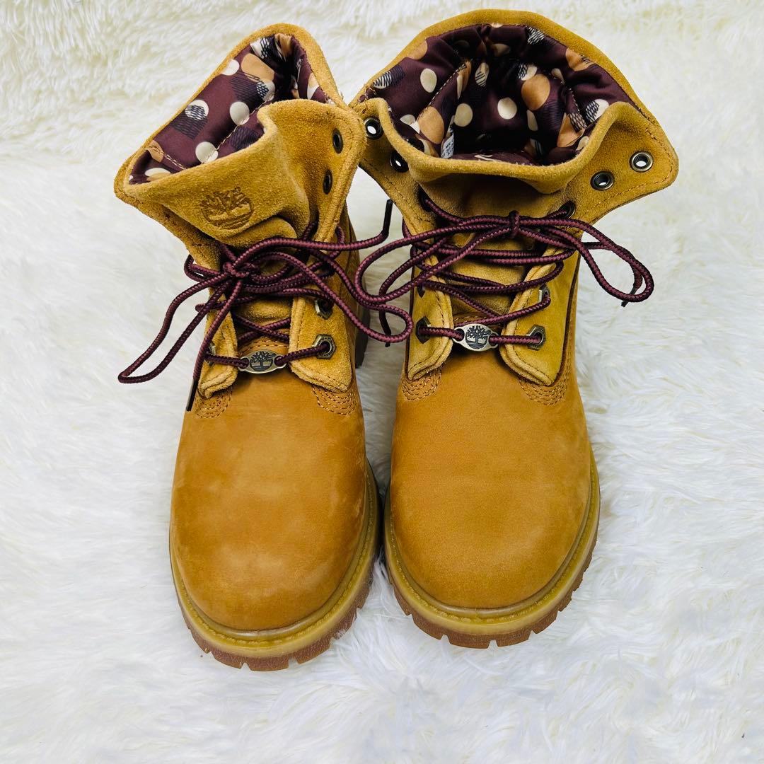 未使用 Timberland オーセンティックス ロールトップ ブーツ 23.5