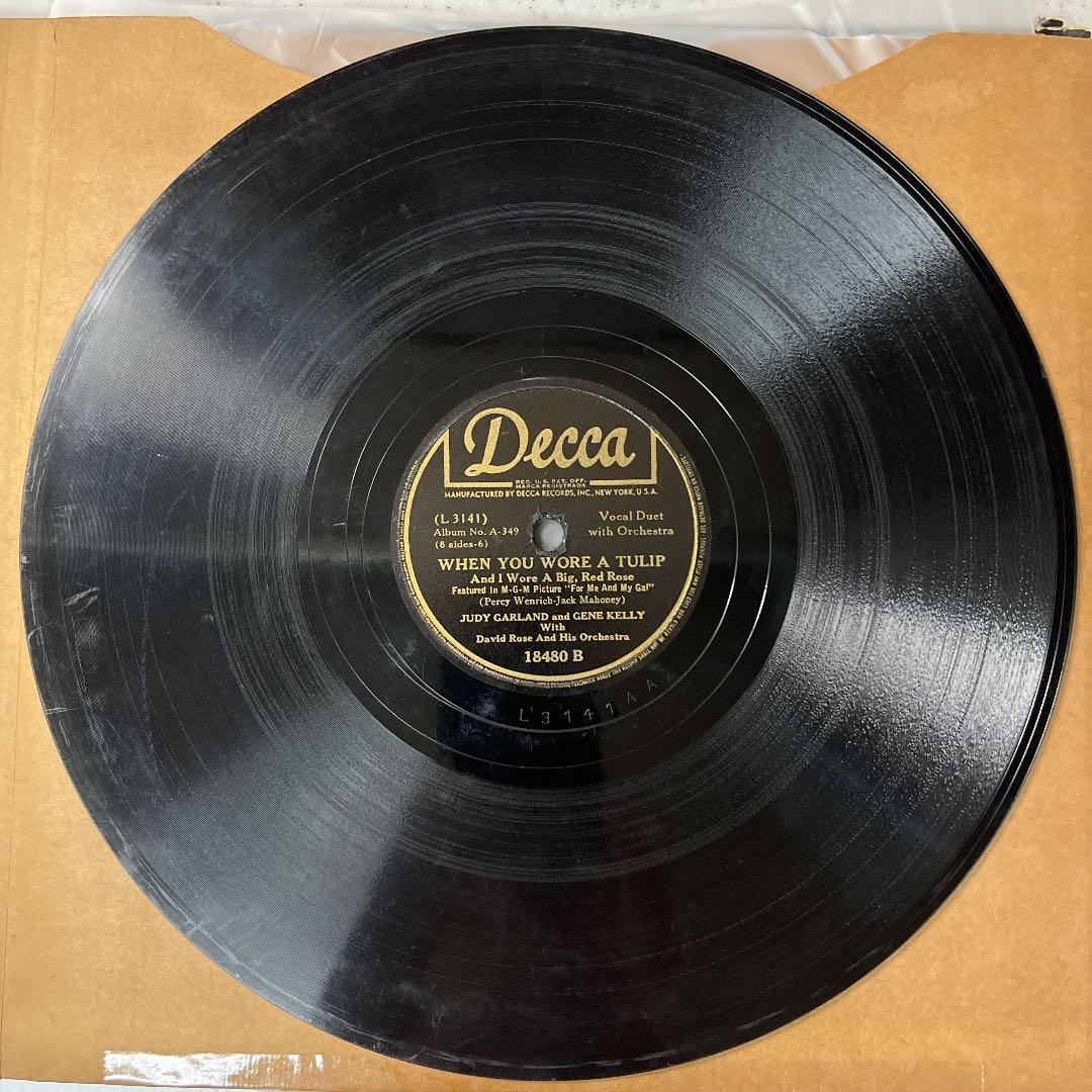 希少４枚組アルバム JUDY GARLAND SPレコード盤 蓄音機
