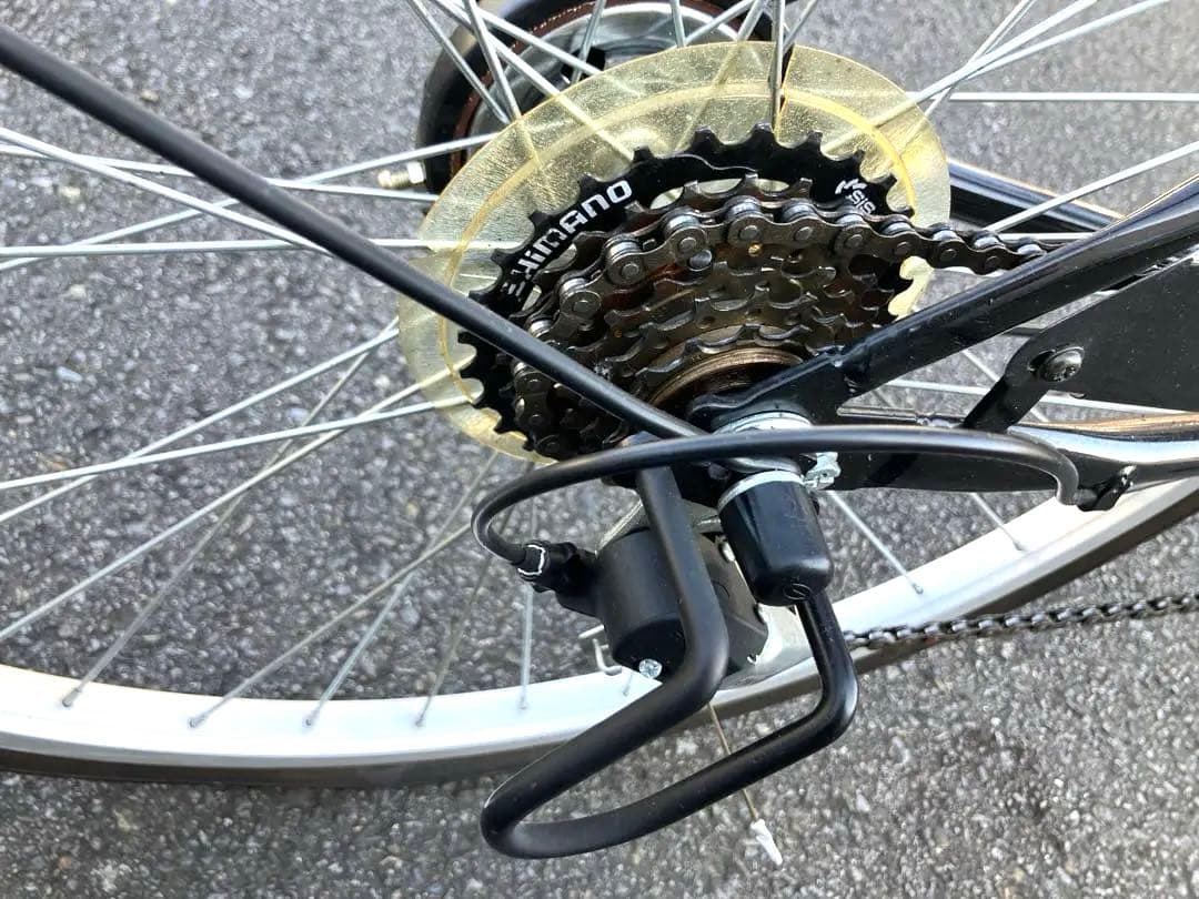 静岡県中部引き取り　自転車　シマノ製6段変速　26インチ　美品　折りたたみ