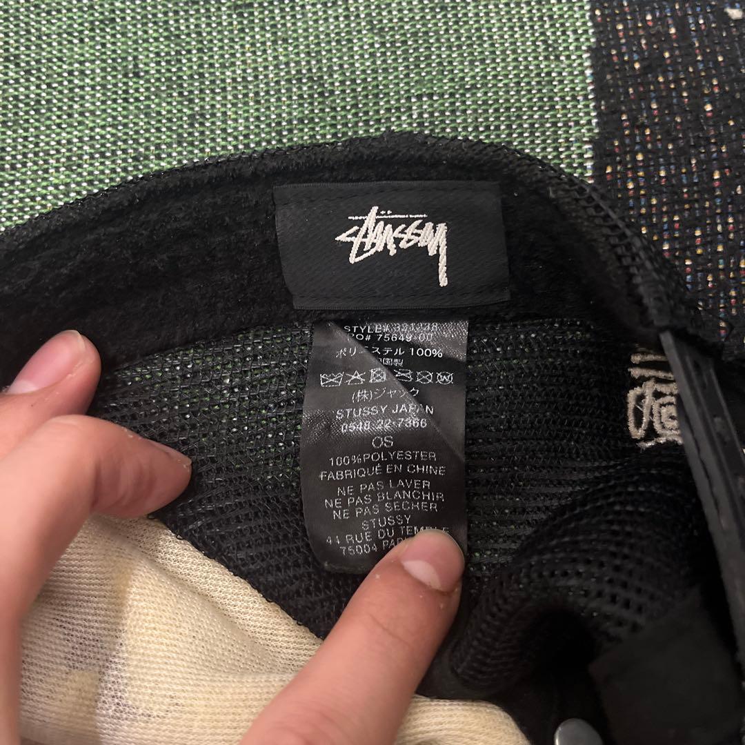 stussy ourlegacy trackcap メッシュキャップ　黒