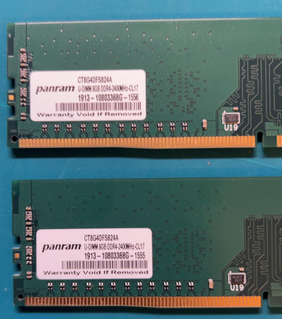Crucial DDR4-2400 16G (8G×2)