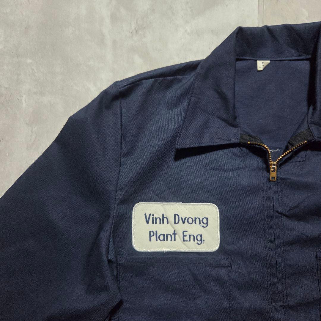 70s Ford フォード USA製 ワークジャケット刺繍ワッペンレアM相当