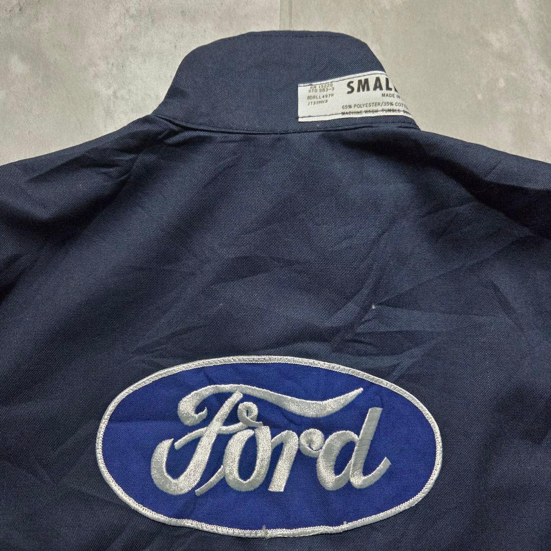 70s Ford フォード USA製 ワークジャケット刺繍ワッペンレアM相当