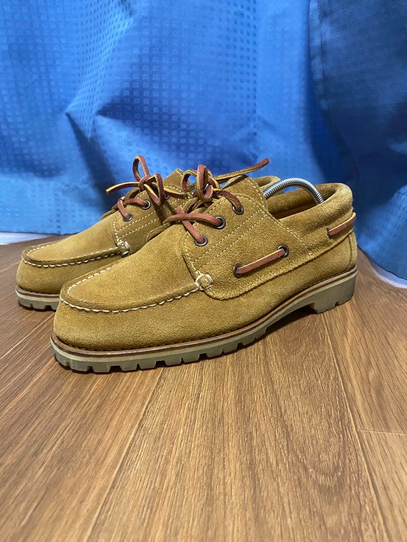最終価格　Danner ダナーブラウン スエード デッキシューズ　3eye