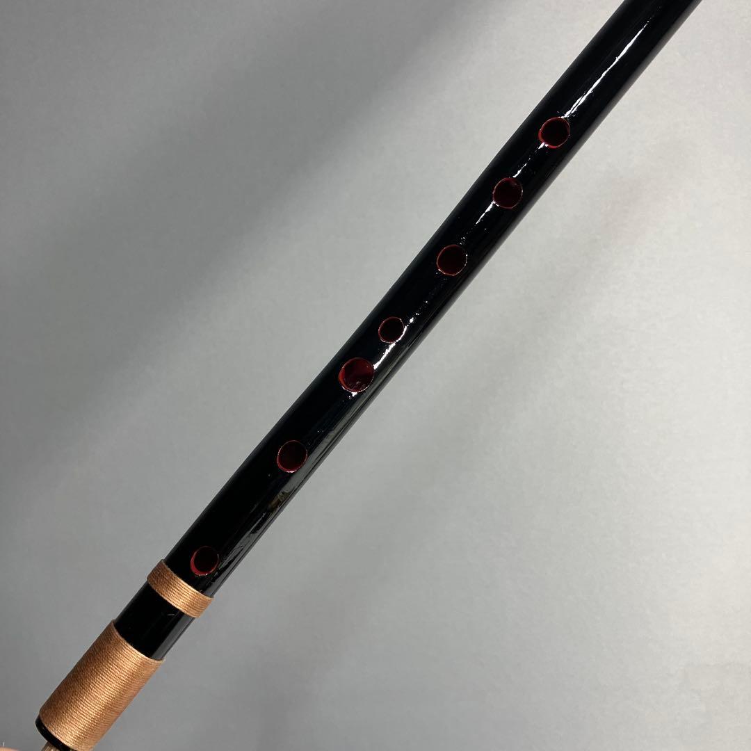 【篠笛八本調子 C管】CMR8-281 唄物　ドレミ調　天地糸巻 西洋音階 竹笛