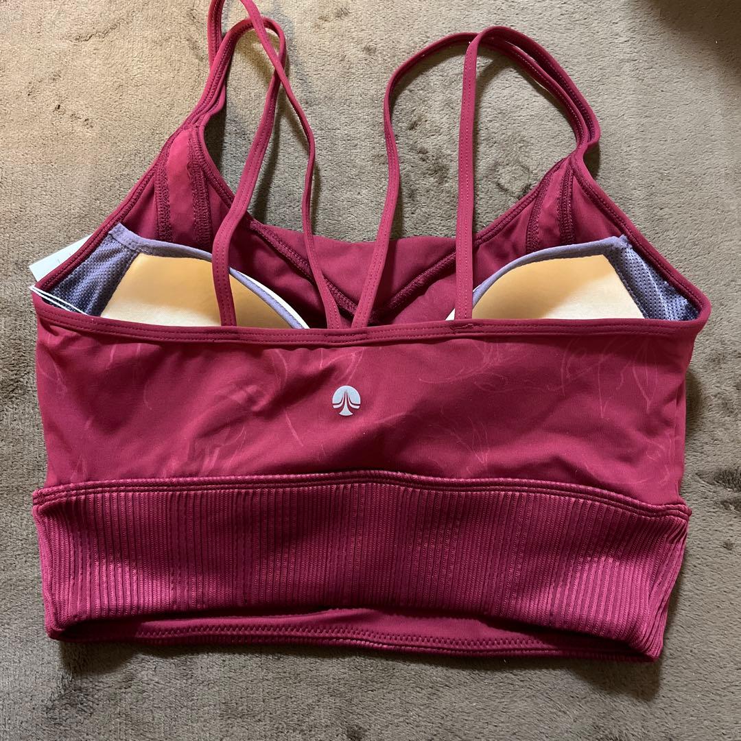 新品 LAVA SUKALA エンボスリーフ ブラトップ レッド M2