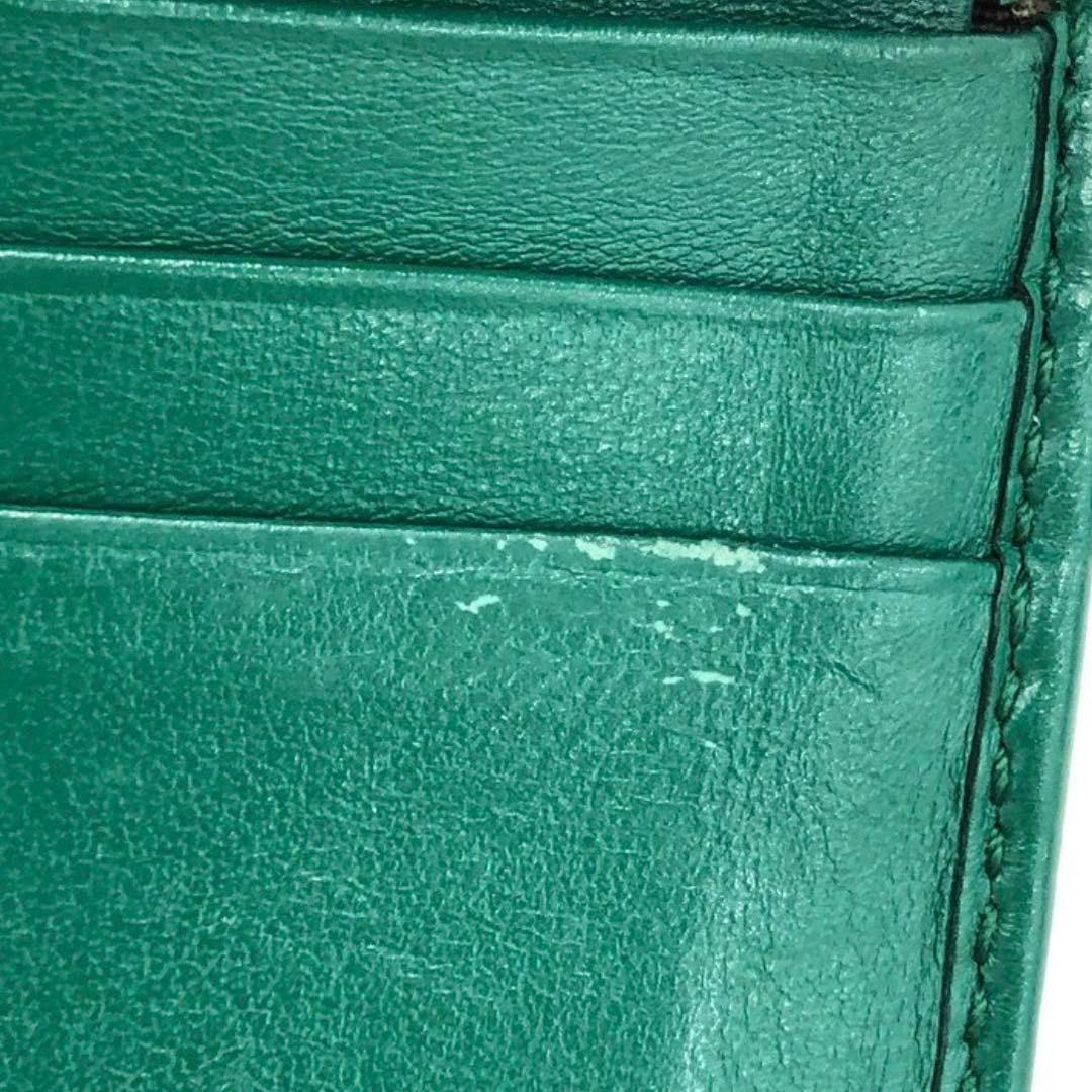 【値下げ】GUCCI グリーン 二つ折り財布