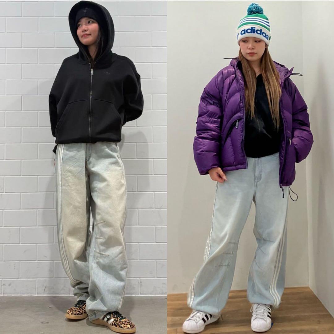 新品28⭐️ADILENIUMシーズン3 バナナフィット ウォッシュドデニムパンツ