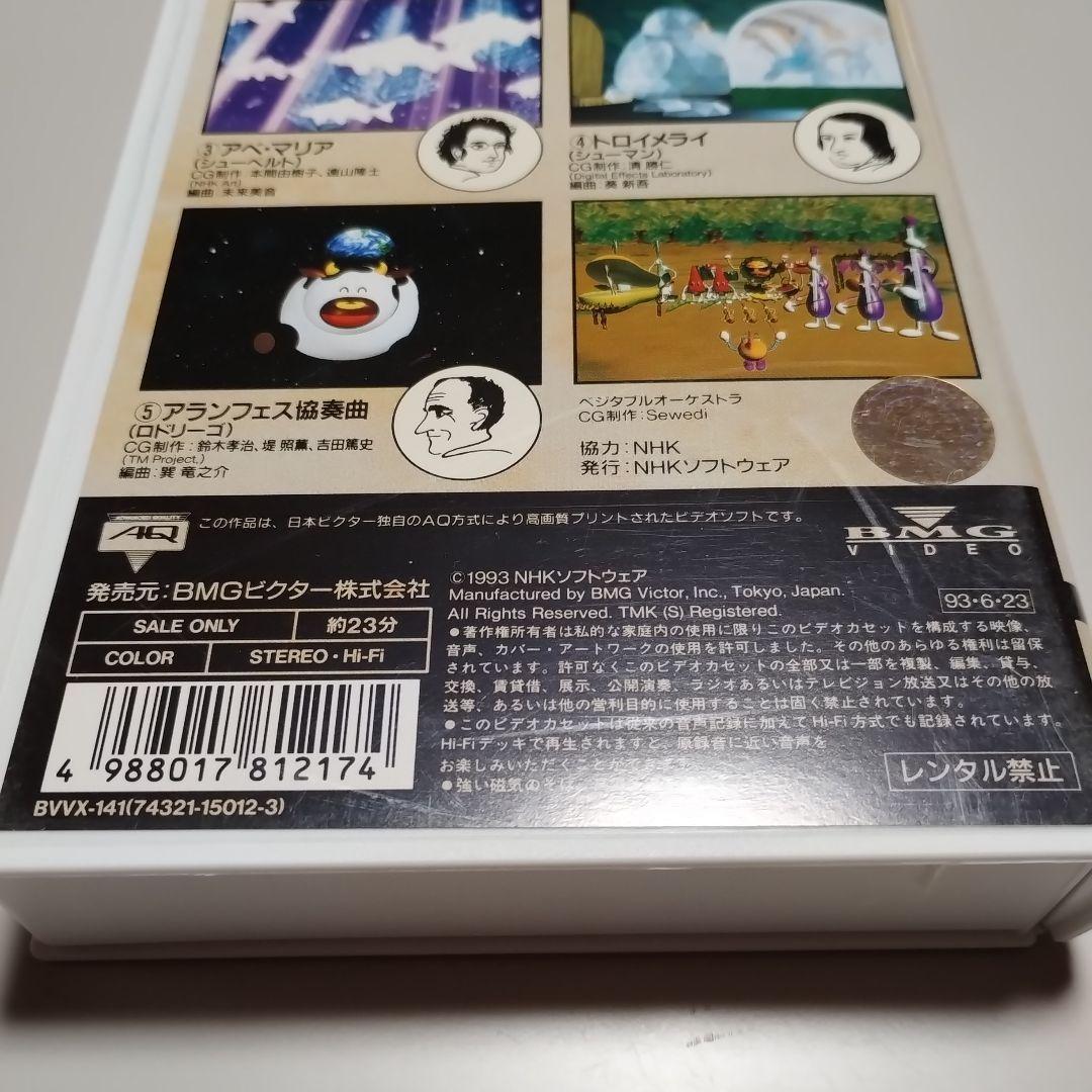 VHS　NHK　音楽ファンタジーゆめ　第10巻　中古