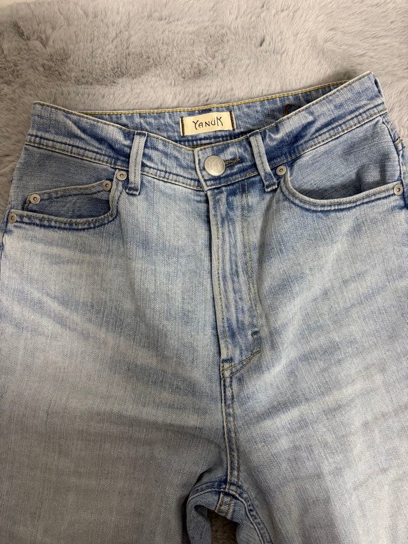 【美品】YANUK ヤヌーク　 LEA COF　ストレートデニム　24インチ