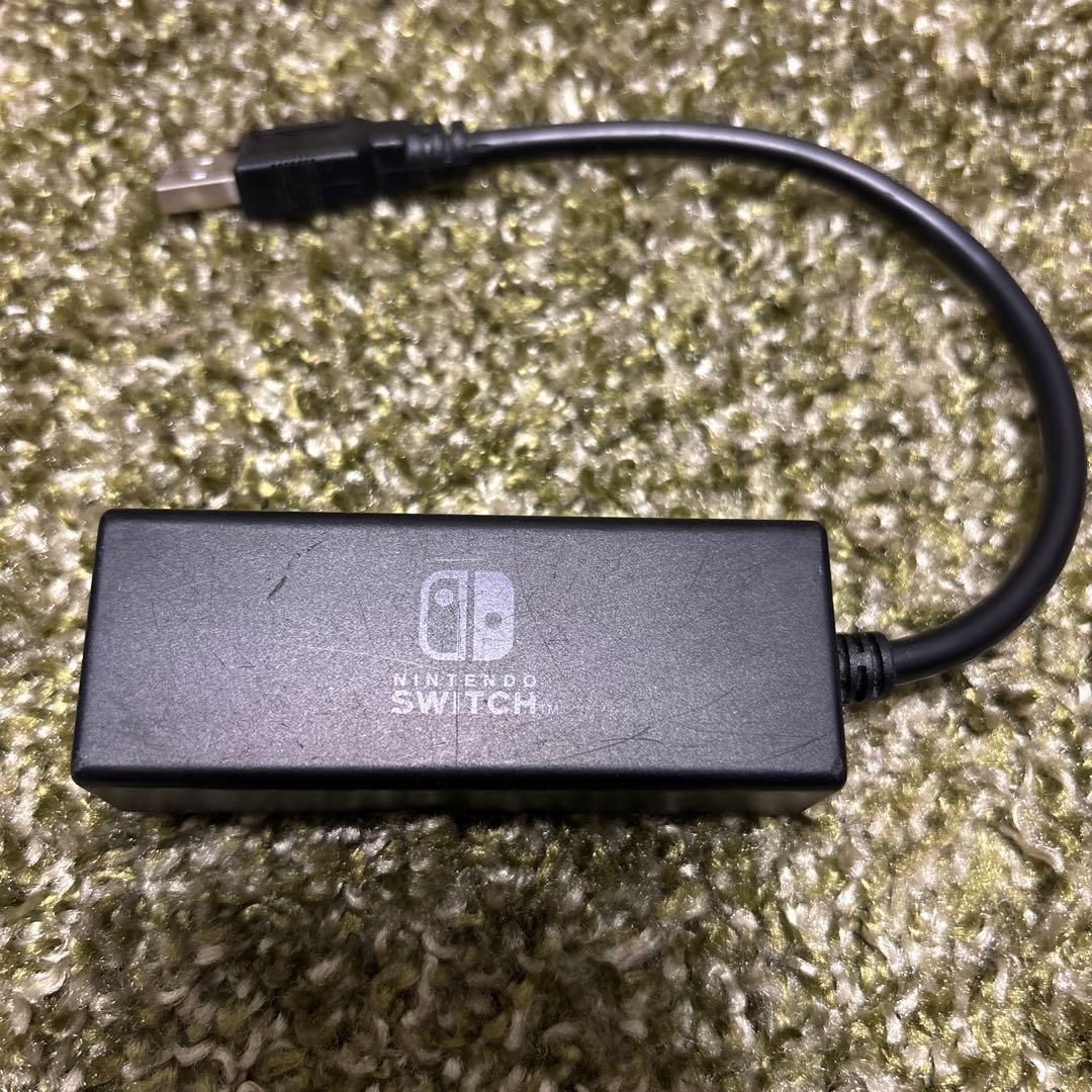 Switch本体(カラーカスタマイズ)+miniSD128GB+LANアダプター