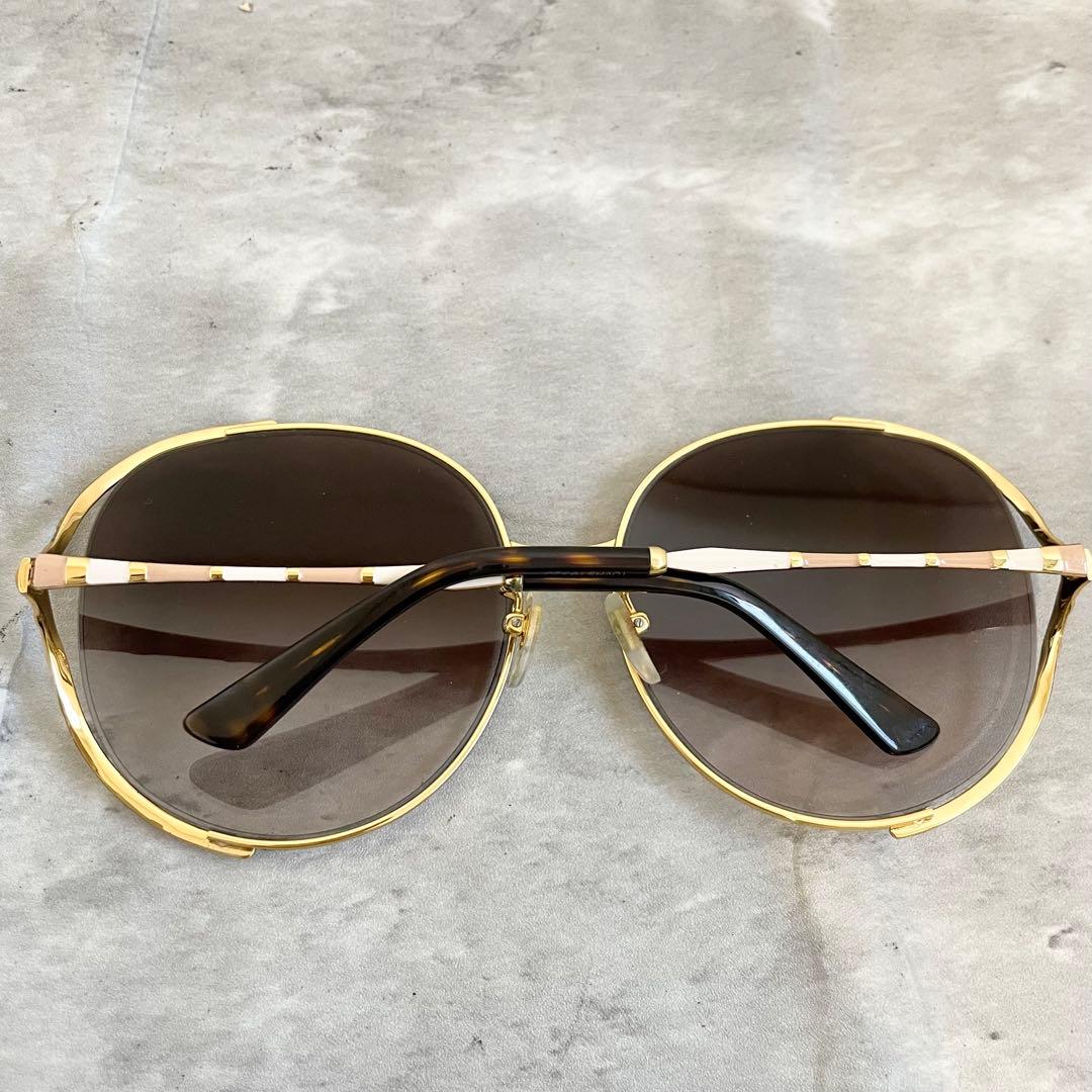 GUCCI アイウェア ウェリントン インターロッキングG ゴールド