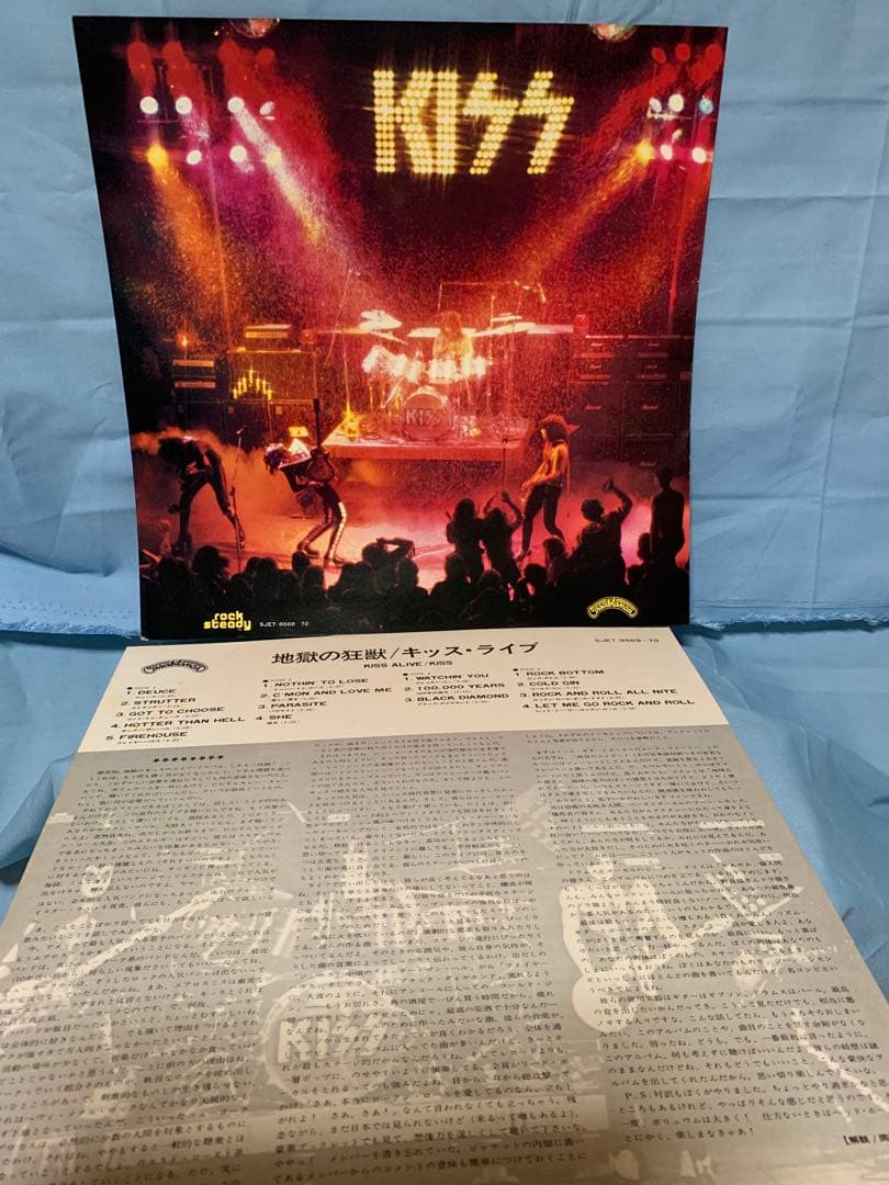 KISS 地獄の狂獸 キッス・ライブ 国内初回盤 美品