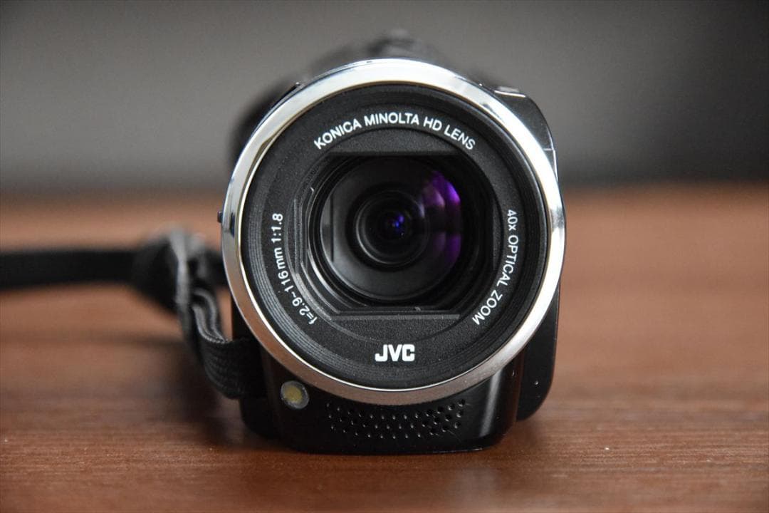 JVC Everio GZ-E265-B 54x ビデオカメラ バッテリー2個