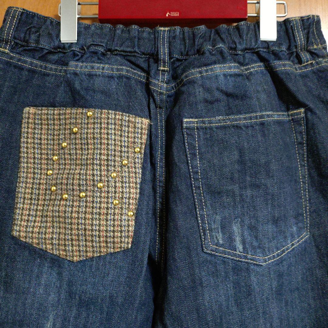 新品　未使用　タグあり　アズノゥアズ　おおらか　デニム