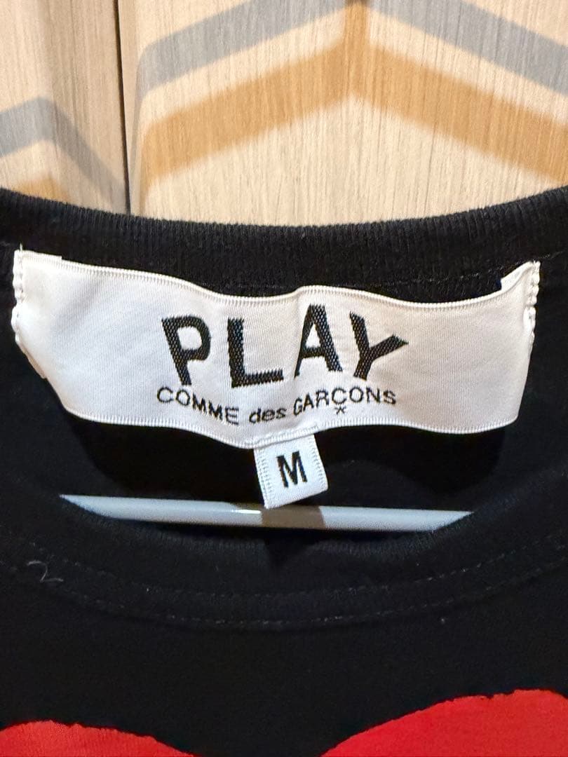 PLAY COMME des GARÇONS ハート Tシャツ M