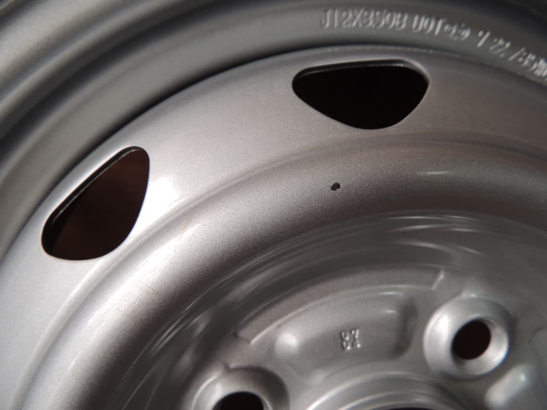 C45 12x3.50B 4穴 スチールホイール 4本セット ハブ59