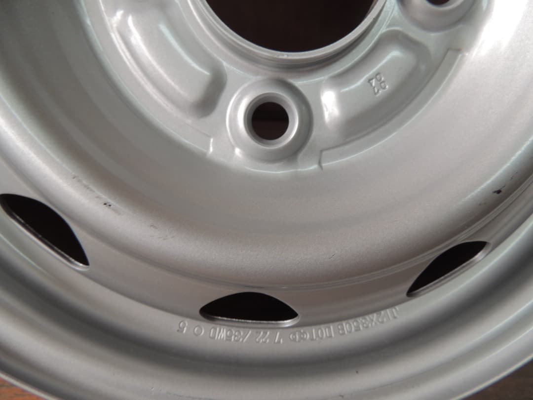 C45 12x3.50B 4穴 スチールホイール 4本セット ハブ59