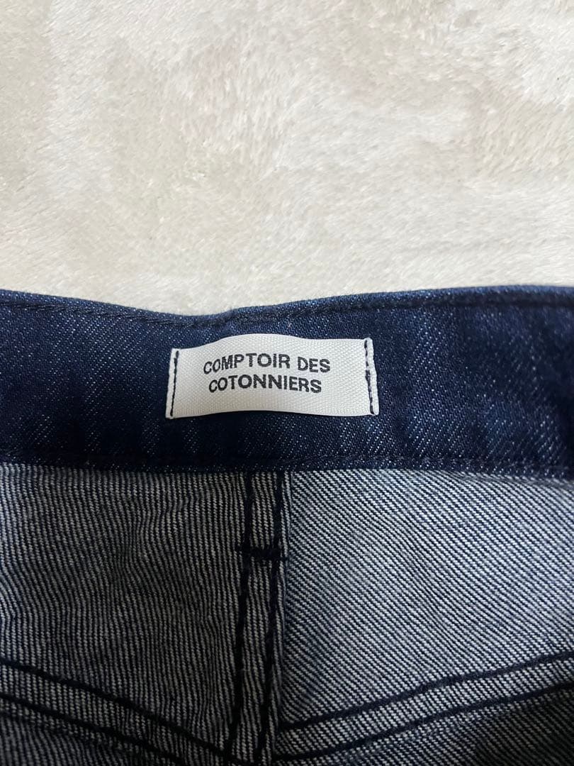 コントワデコトニエ　UNIQLO バレルレッグジーンズ Sサイズ BLUE