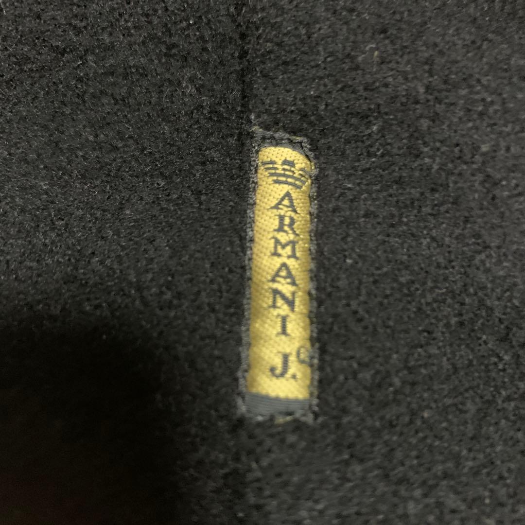 ARMANI JEANS ブラック ダッフルコート