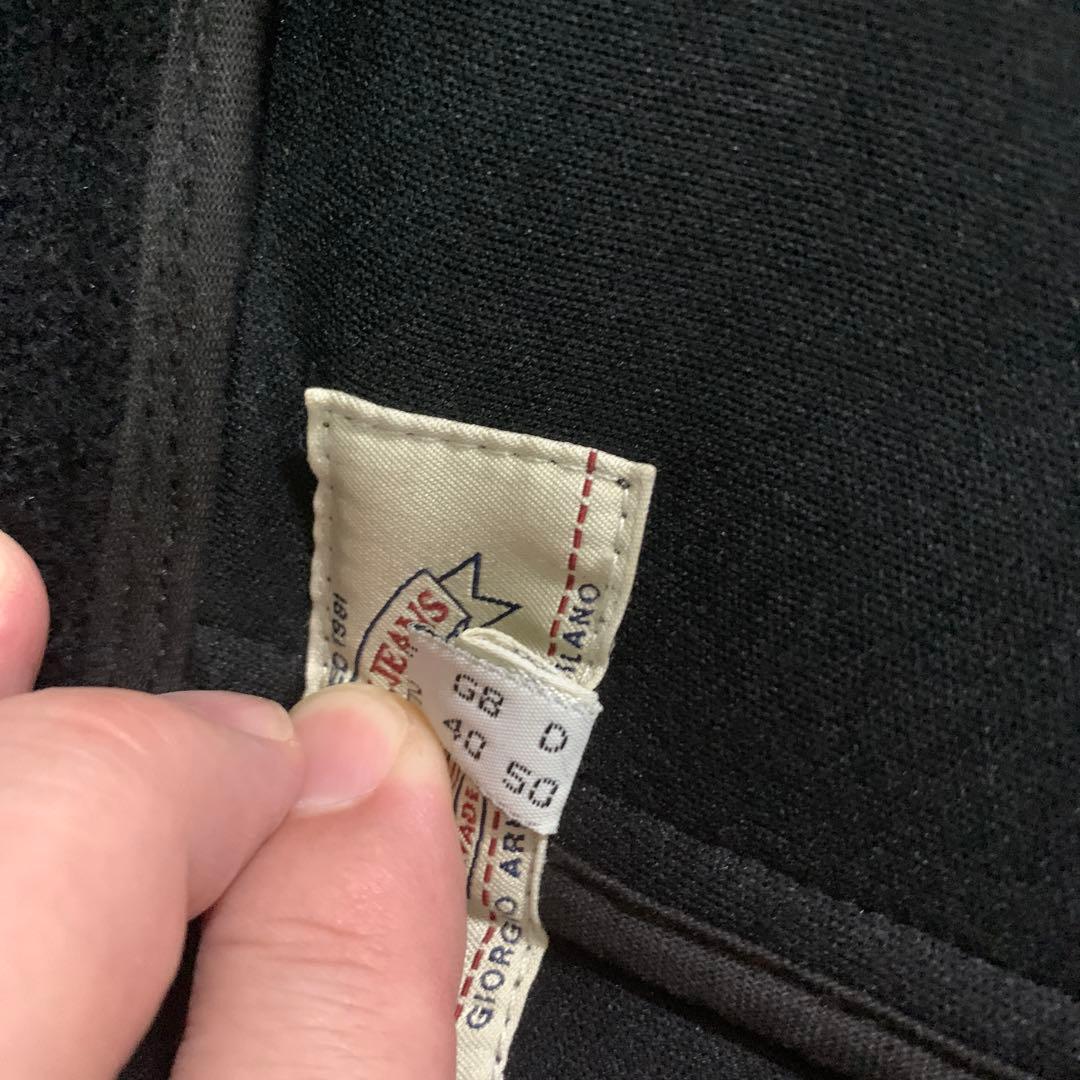 ARMANI JEANS ブラック ダッフルコート