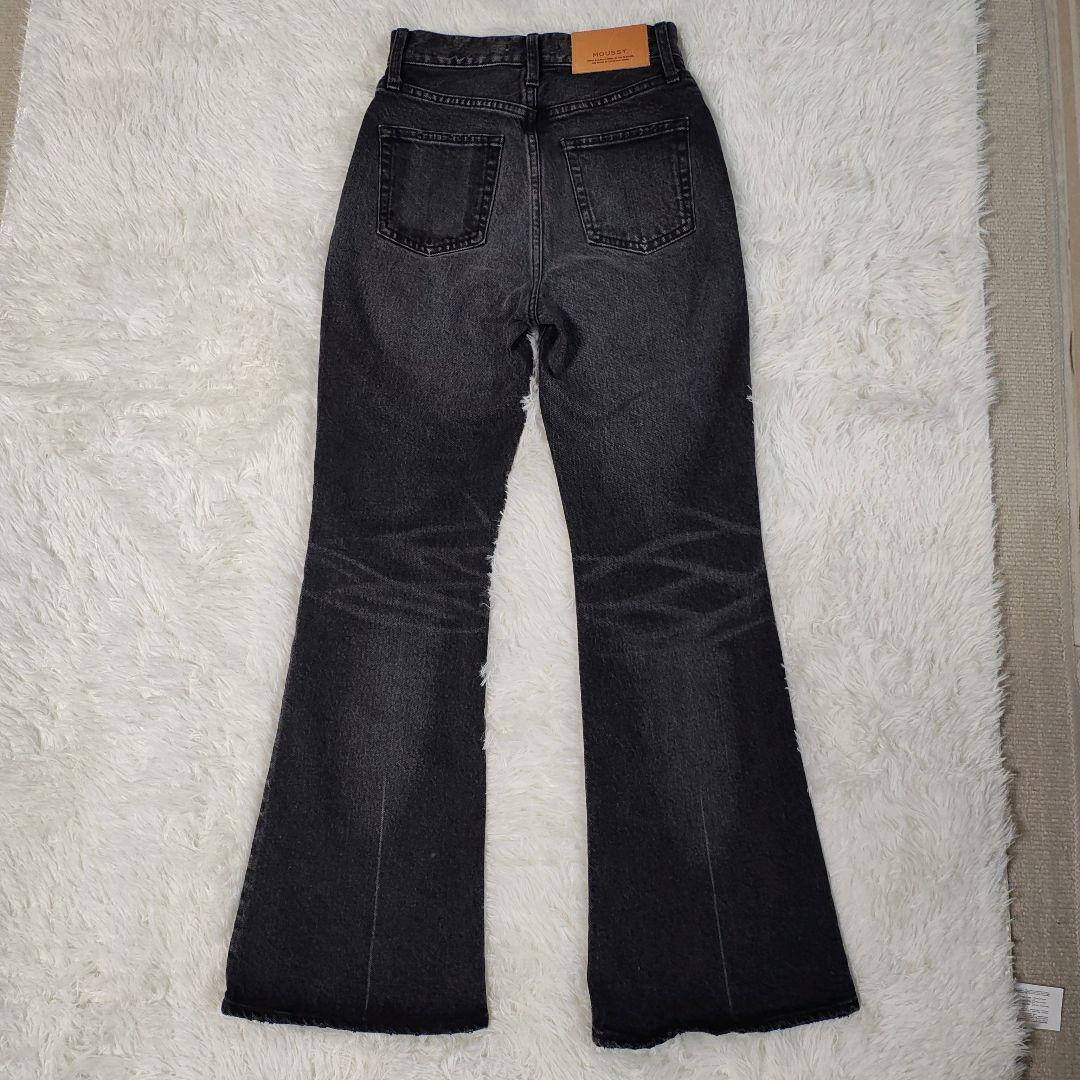 MOUSSY MVS フレアデニム ブラック 24 黒 0101SA12
