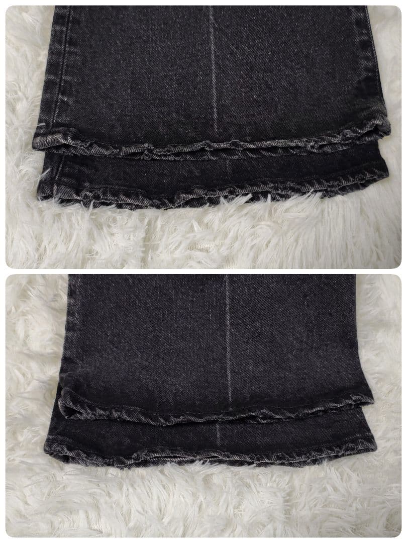 MOUSSY MVS フレアデニム ブラック 24 黒 0101SA12