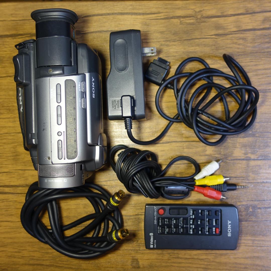 【ダビングOK】 SONY Hi8 ビデオカメラ CCD-TRV101