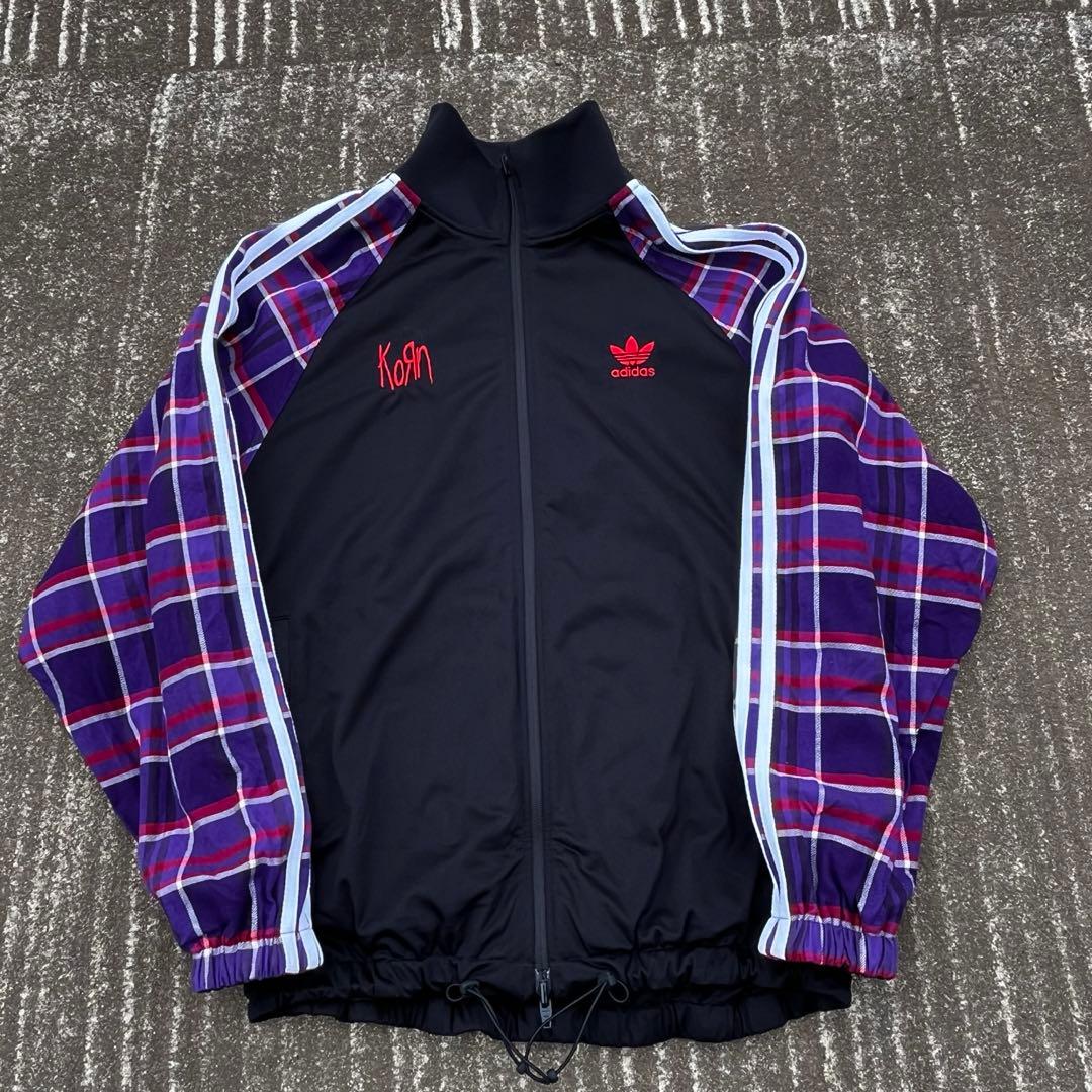 adidas × korn track top brack トラックジャケット